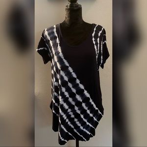 Antibes Blanc Womens Top Navy Size S